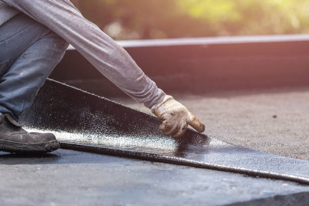Professional Waterproofing technician working in Boston, IN